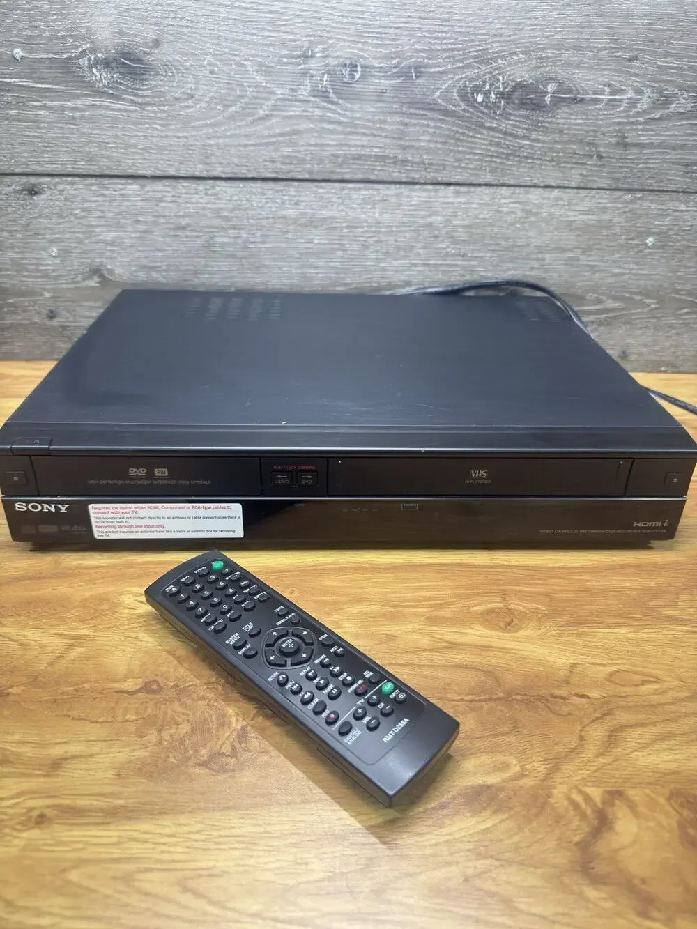 Sony RDR-VX535 DVD / VCR Combo Player Recorder 1080p HDMI Upscale With Remote